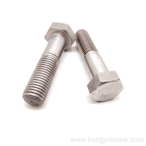 Wholesale price metric stainless steel heavy hex head